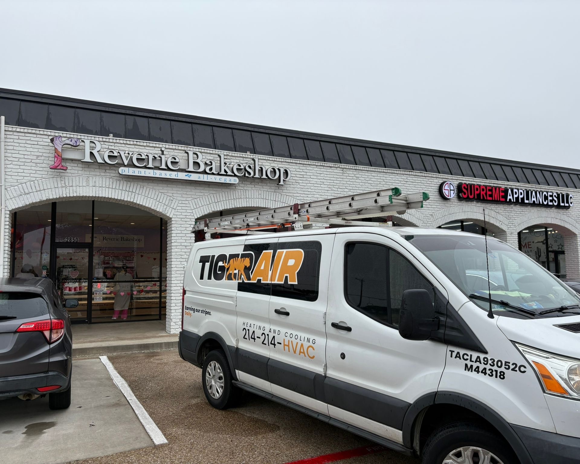 A (#COMPANYNAME} van offering Commercial Services to Reverie Bakeshop